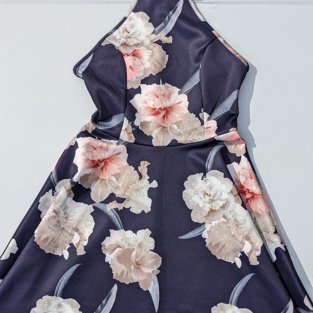 Charlotte Russe Size Small Dress Blue Floral